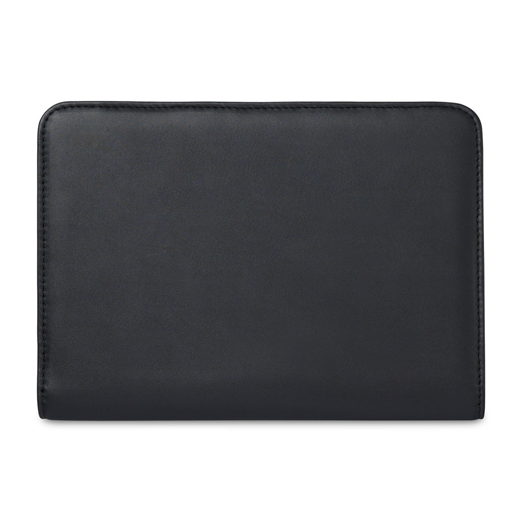 Envoy Junior Writing Pad in Top Grain Leather Debossing - Black - View 3