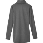 Equinox Shawl Collar Knit Cardigan for Women Transfer - Heather Dark Charcoal - Back Flat 2