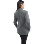 Equinox Shawl Collar Knit Cardigan for Women Transfer - Heather Dark Charcoal - Back Flat