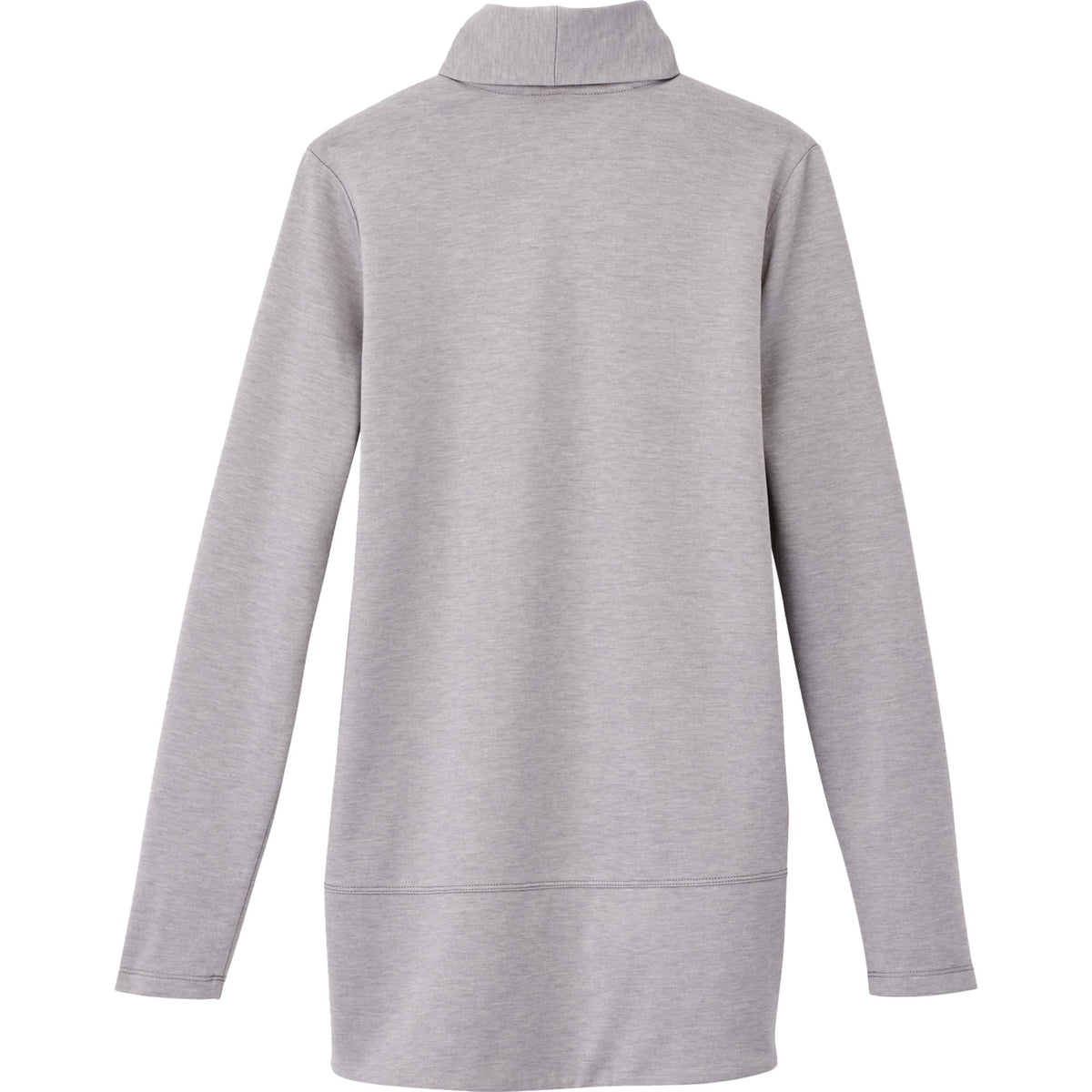 Equinox Shawl Collar Knit Cardigan for Women Transfer - Heather Grey - Back Flat