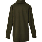 Equinox Shawl Collar Knit Cardigan for Women Transfer - Loden Heather - Back Flat
