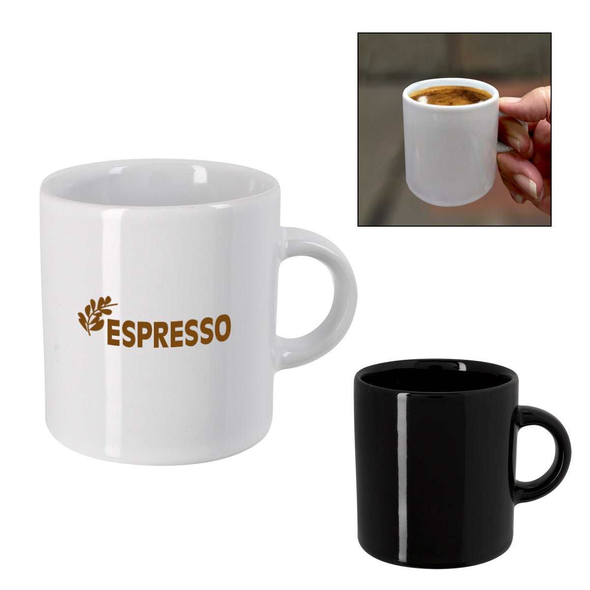 Espresso Ceramic Cup, 3 oz