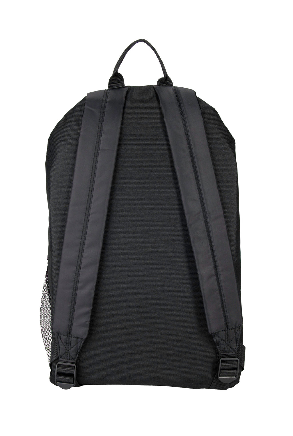 Essence Polyester Backpack with Front Zip Pocket Transfer - Red - View 3