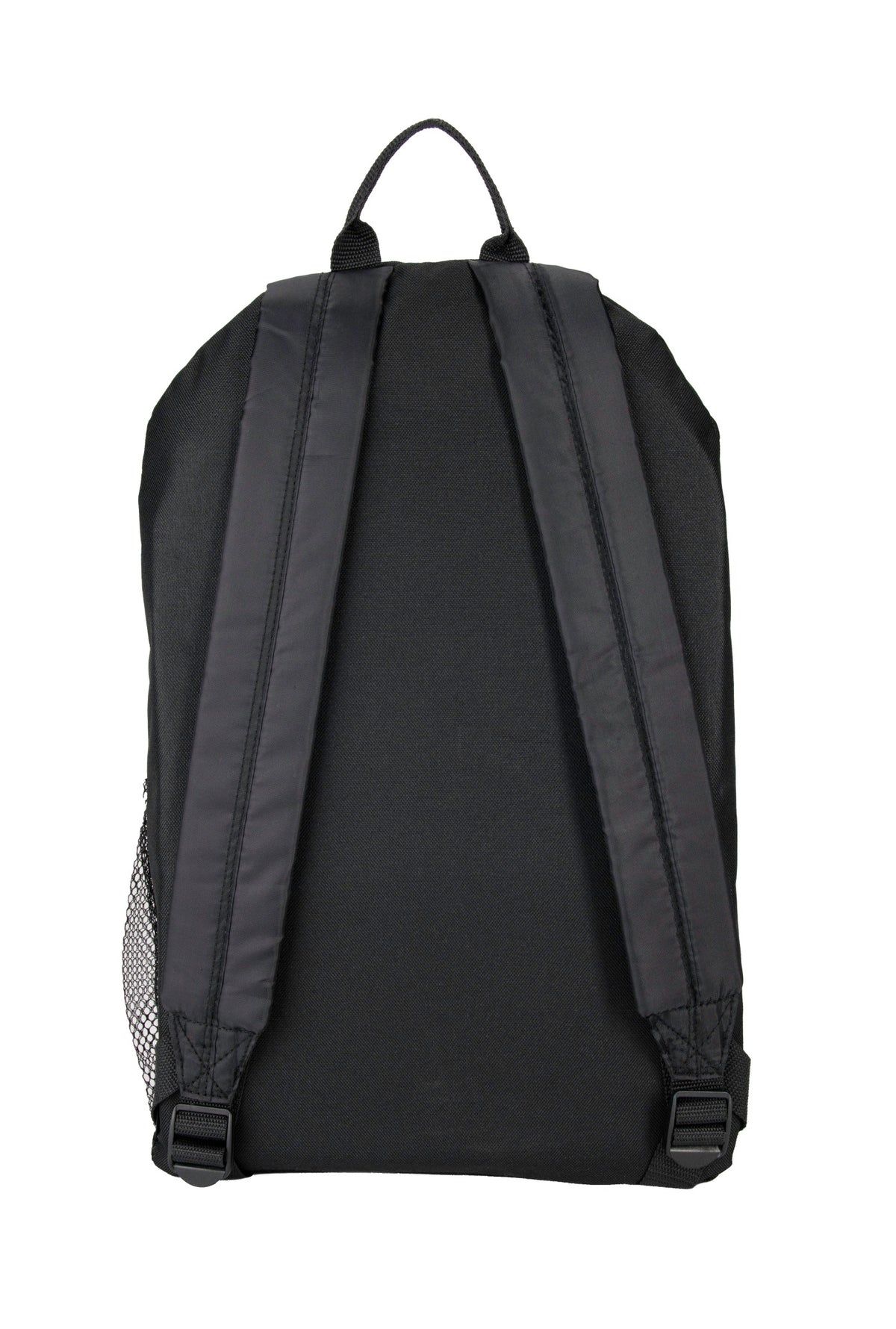Essence Polyester Backpack with Front Zip Pocket Transfer - Red - View 3