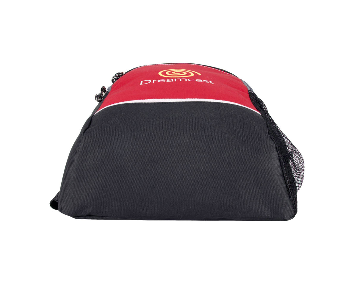 Essence Polyester Backpack with Front Zip Pocket Transfer - Red - View 4