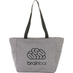 Essential Convention Tote with Zip Top - Graphite - Front