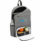 Essential Laptop Backpack with Insulated Pocket, 15 Inches - Graphite - Propped Full