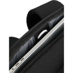 Essential Recycled Travel Backpack with Flat-Opening Main Embroidery - Black - Detail 2