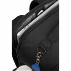 Essential Recycled Travel Backpack with Flat-Opening Main Transfer - Black - Detail