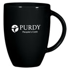 Europa Mug, 12 oz - Black - Ceramic