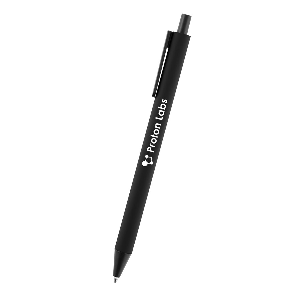 Evalyn Pen in Recycled Aluminum - Black - Silk Screen