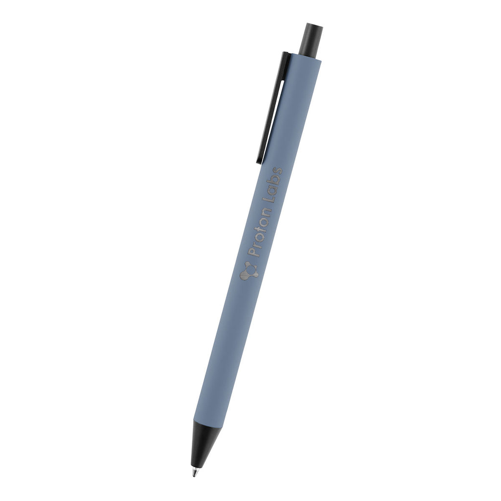 Evalyn Pen in Recycled Aluminum - Blue - Laser Engraving