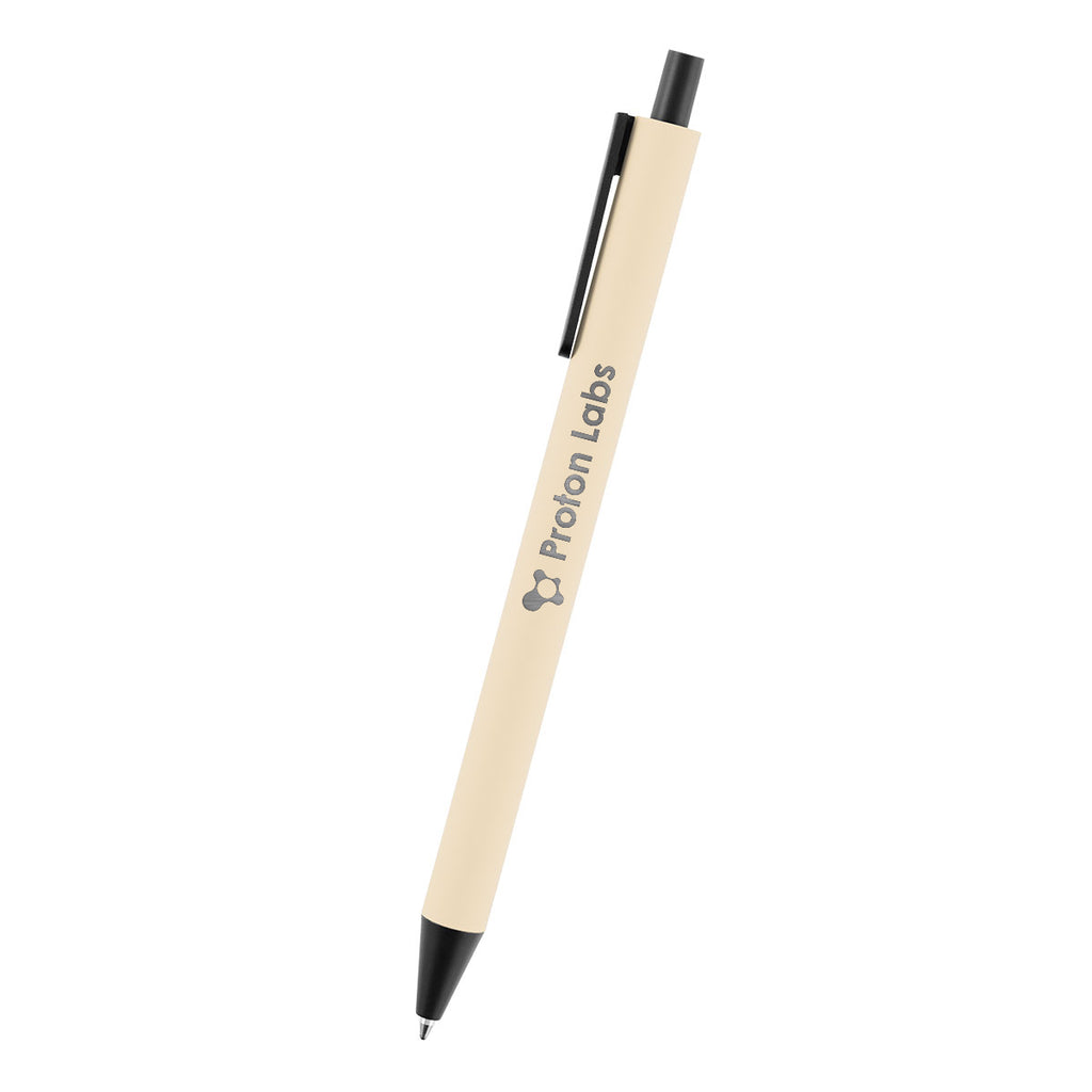 Evalyn Pen in Recycled Aluminum - Cream - Laser Engraving
