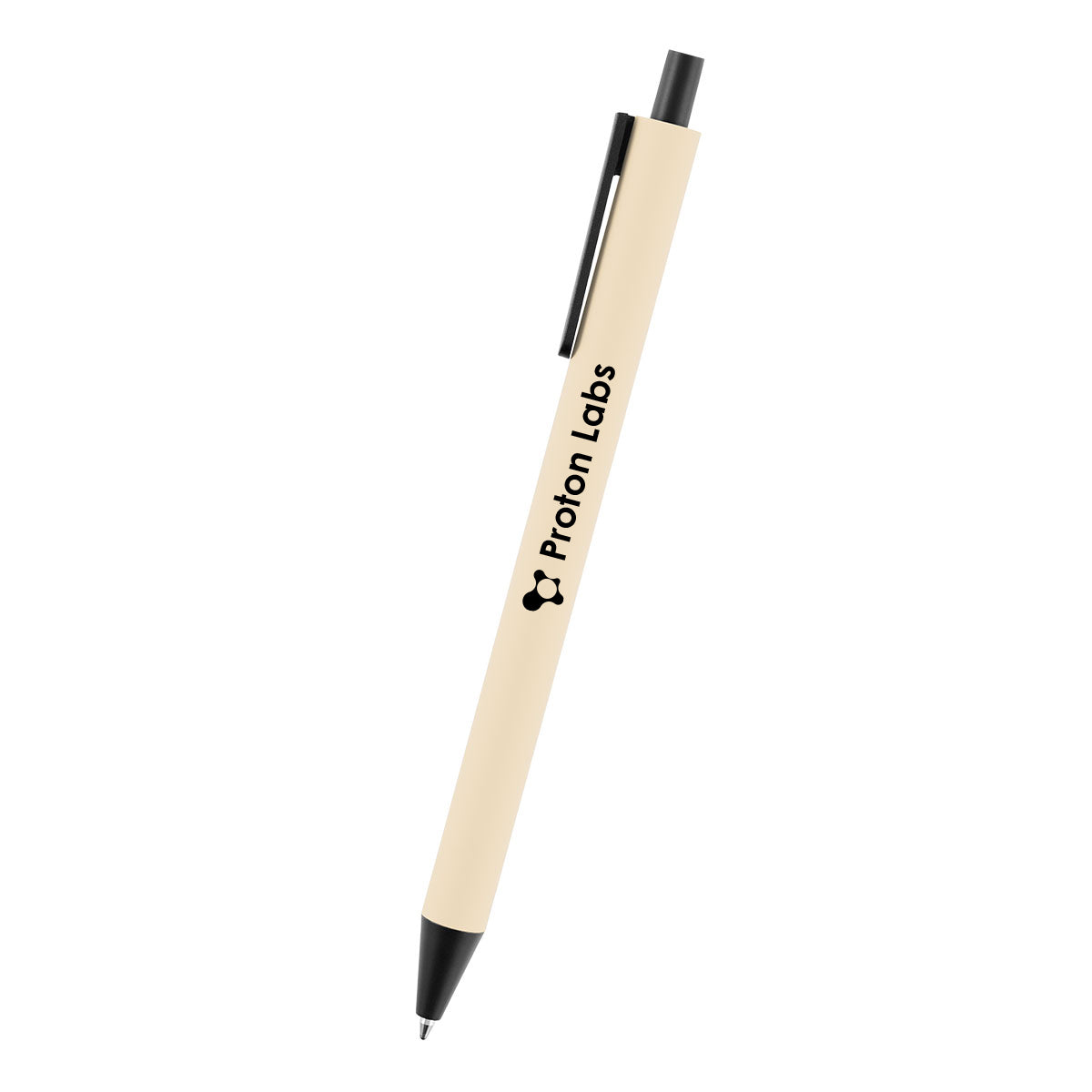 Evalyn Pen in Recycled Aluminum - Cream - Silk Screen