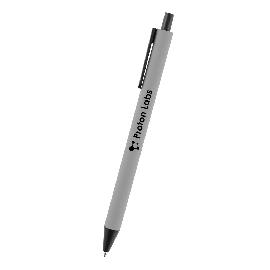 Evalyn Pen in Recycled Aluminum - Gray - Silk Screen