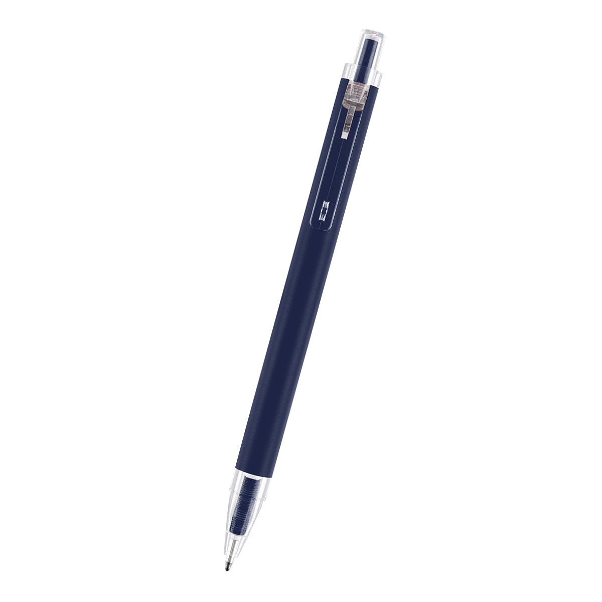 Evalyn Pen in Recycled Aluminum - Navy - Front