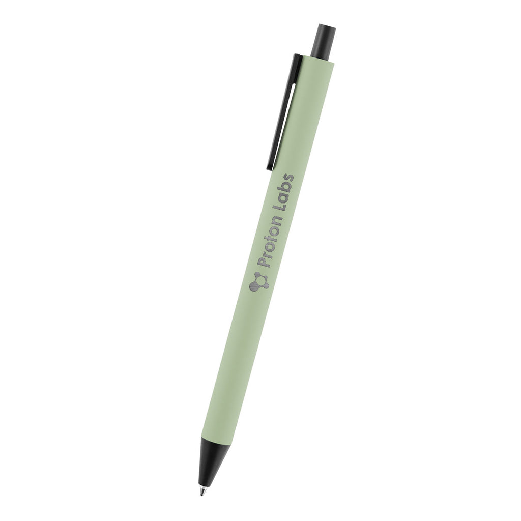 Evalyn Pen in Recycled Aluminum - Sage - Laser Engraving