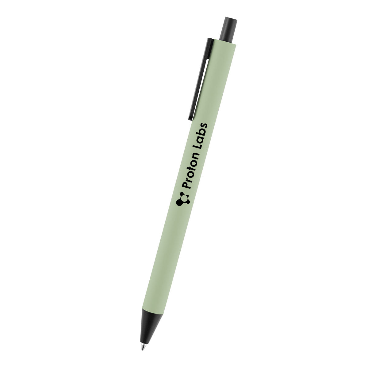 Evalyn Pen in Recycled Aluminum - Sage - Silk Screen