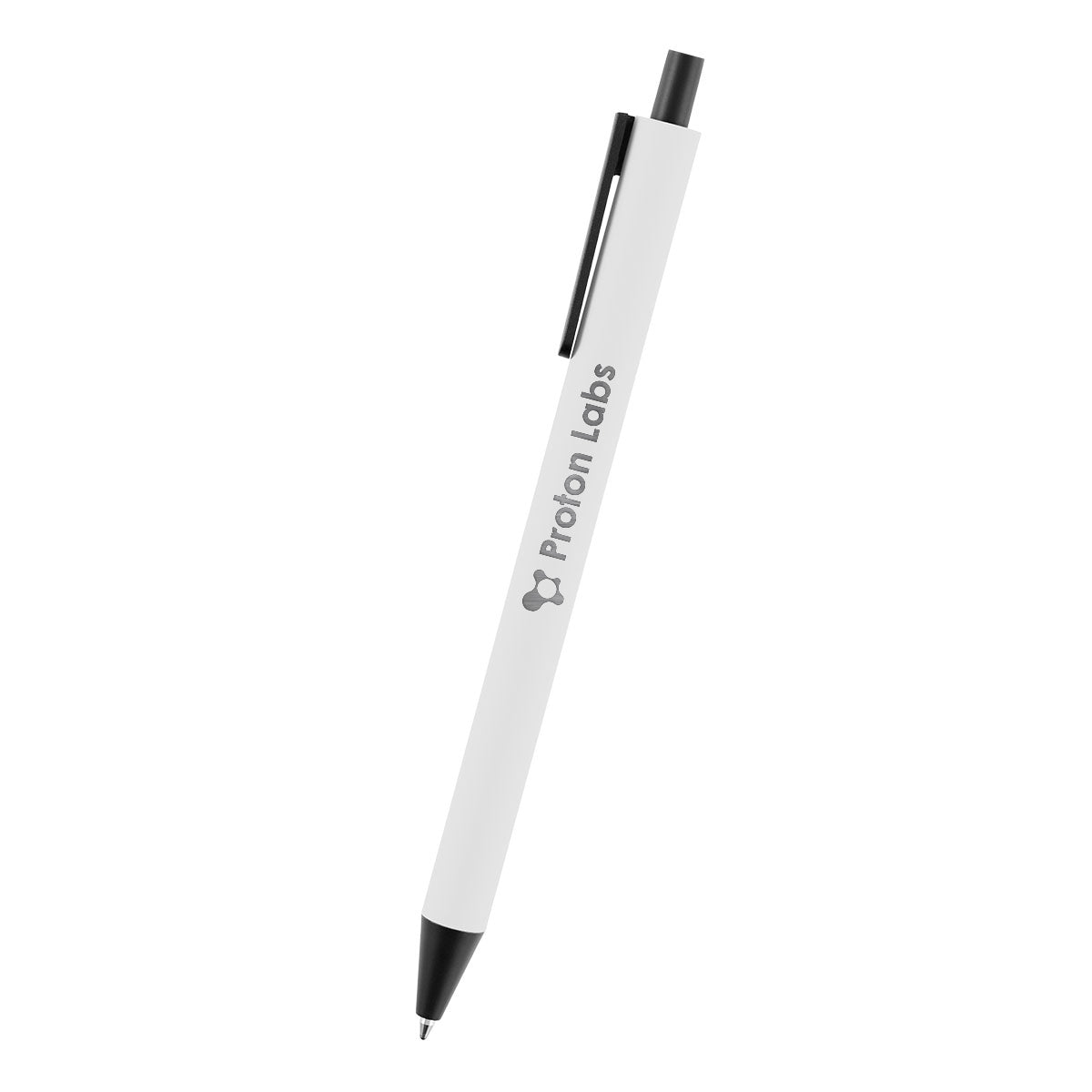 Evalyn Pen in Recycled Aluminum - White - Laser Engraving