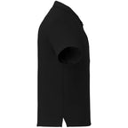 Evans Eco Recycled Performance Polo for Men Embroidery - Black - Right Side