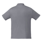 Evans Eco Recycled Performance Polo for Men Laser Engraving - Steel Grey - Back