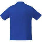 Evans Eco Recycled Performance Polo for Men Transfer - New Royal - Back