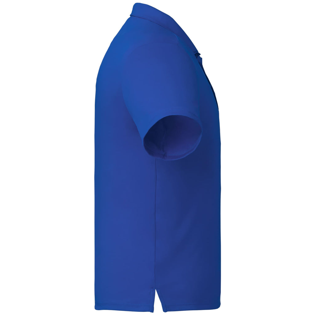 Evans Eco Recycled Performance Polo for Men Transfer - New Royal - Right Side