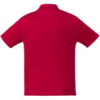 Evans Eco Recycled Performance Polo for Men Transfer - Team Red - Back