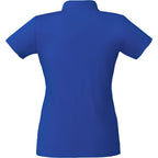 Evans Eco Recycled Polyester Polo for Women Debossing - New Royal - Back