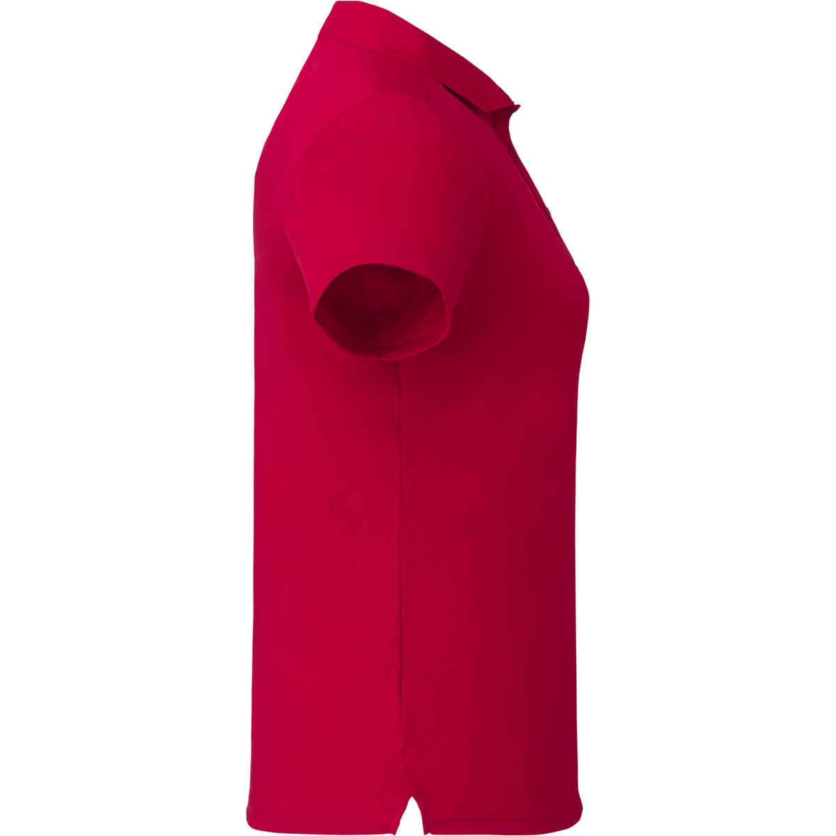 Evans Eco Recycled Polyester Polo for Women Debossing - Team Red - Right Side
