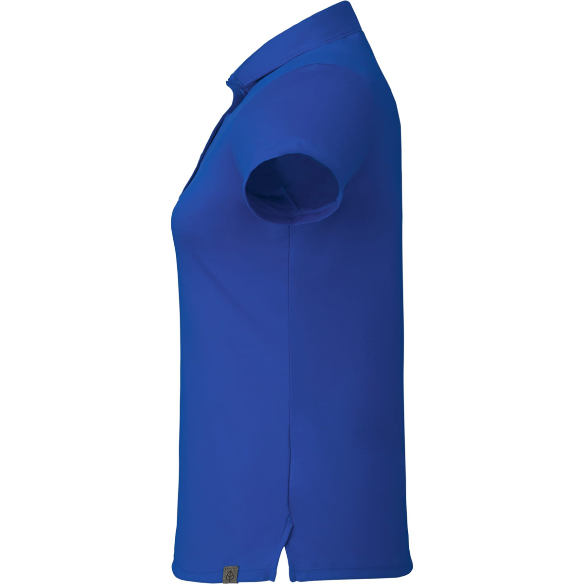Evans Eco Recycled Polyester Polo for Women Laser Engraving - New Royal - Left Side