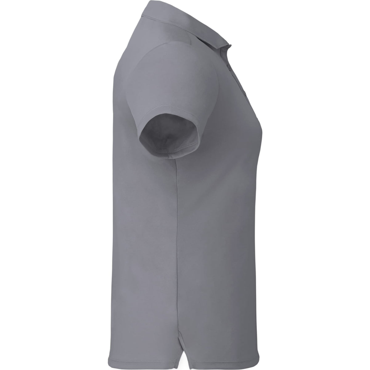 Evans Eco Recycled Polyester Polo for Women Laser Engraving - Steel Grey - Right Side