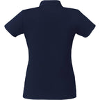 Evans Eco Recycled Polyester Polo for Women Transfer - Navy - Back