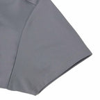 Evans Eco Recycled Polyester Polo for Women Transfer - Steel Grey - Detail Cuff