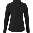 Evans Recycled Performance Half Zip for Women Transfer - Black - Back