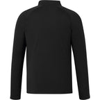 Evans Recycled Performance Quarter Zip for Men Transfer - Black - Back