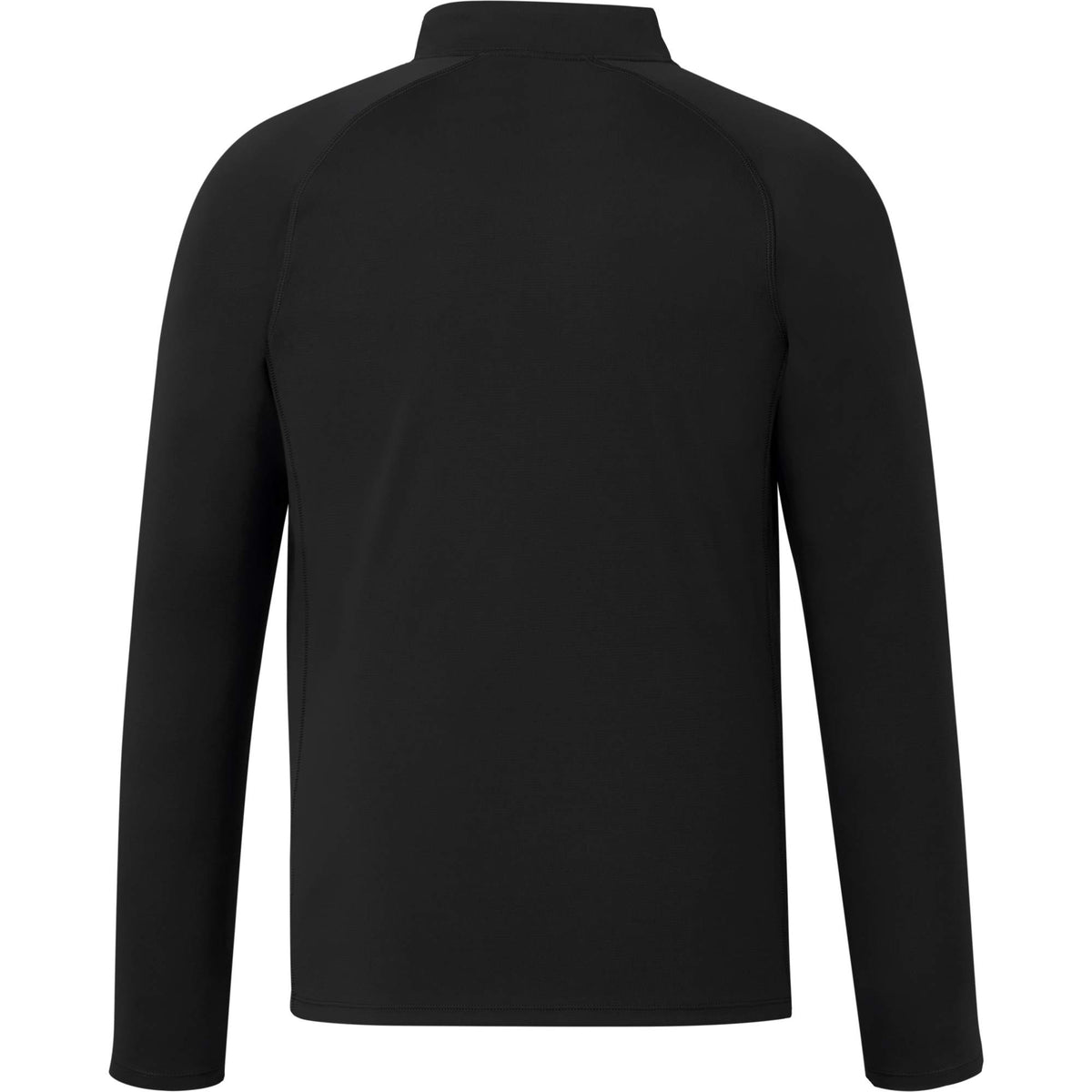 Evans Recycled Performance Quarter Zip for Men Transfer - Black - Back