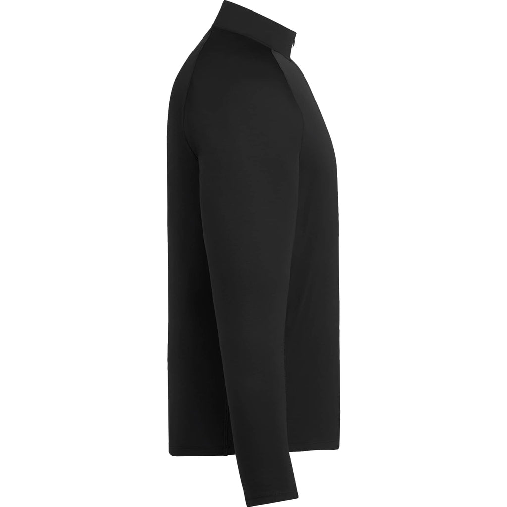 Evans Recycled Performance Quarter Zip for Men Transfer - Black - Right Side