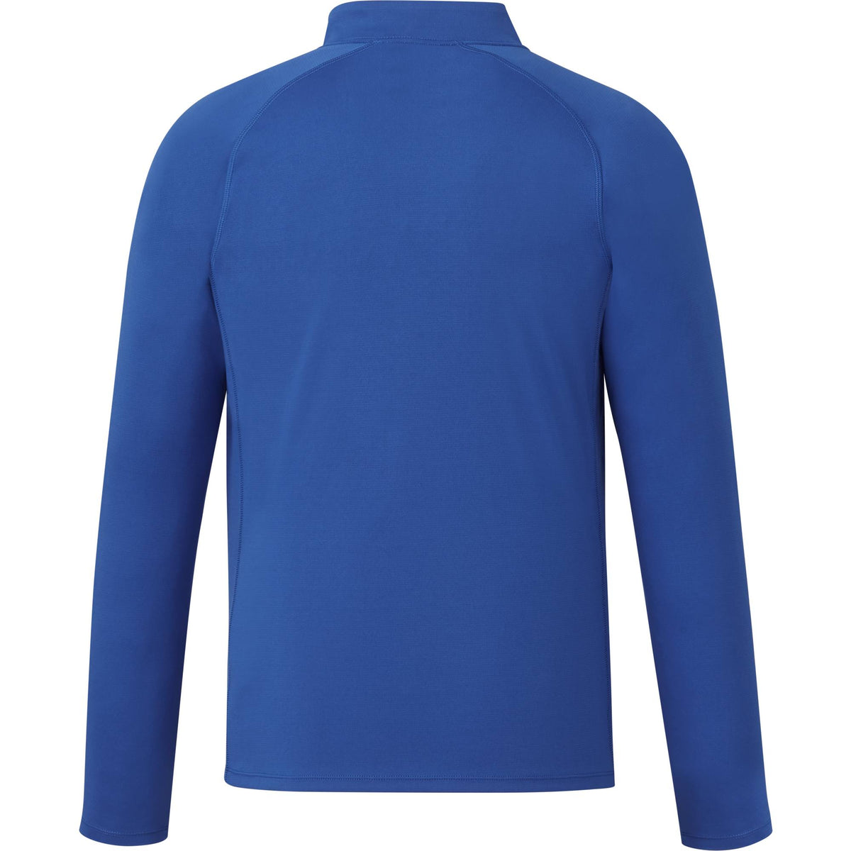 Evans Recycled Performance Quarter Zip for Men Transfer - New Royal - Back