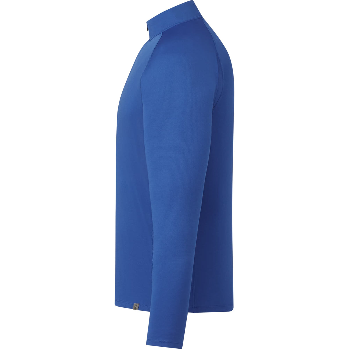 Evans Recycled Performance Quarter Zip for Men Transfer - New Royal - Left Side