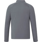 Evans Recycled Performance Quarter Zip for Men Transfer - Steel Grey - Back