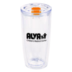 Everest Clarity Recycled Tumbler, 19 oz - Orange - Silk Screen