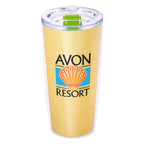 Everest Clarity Recycled Tumbler with Insert, 19 oz - Lime Green - Full Color