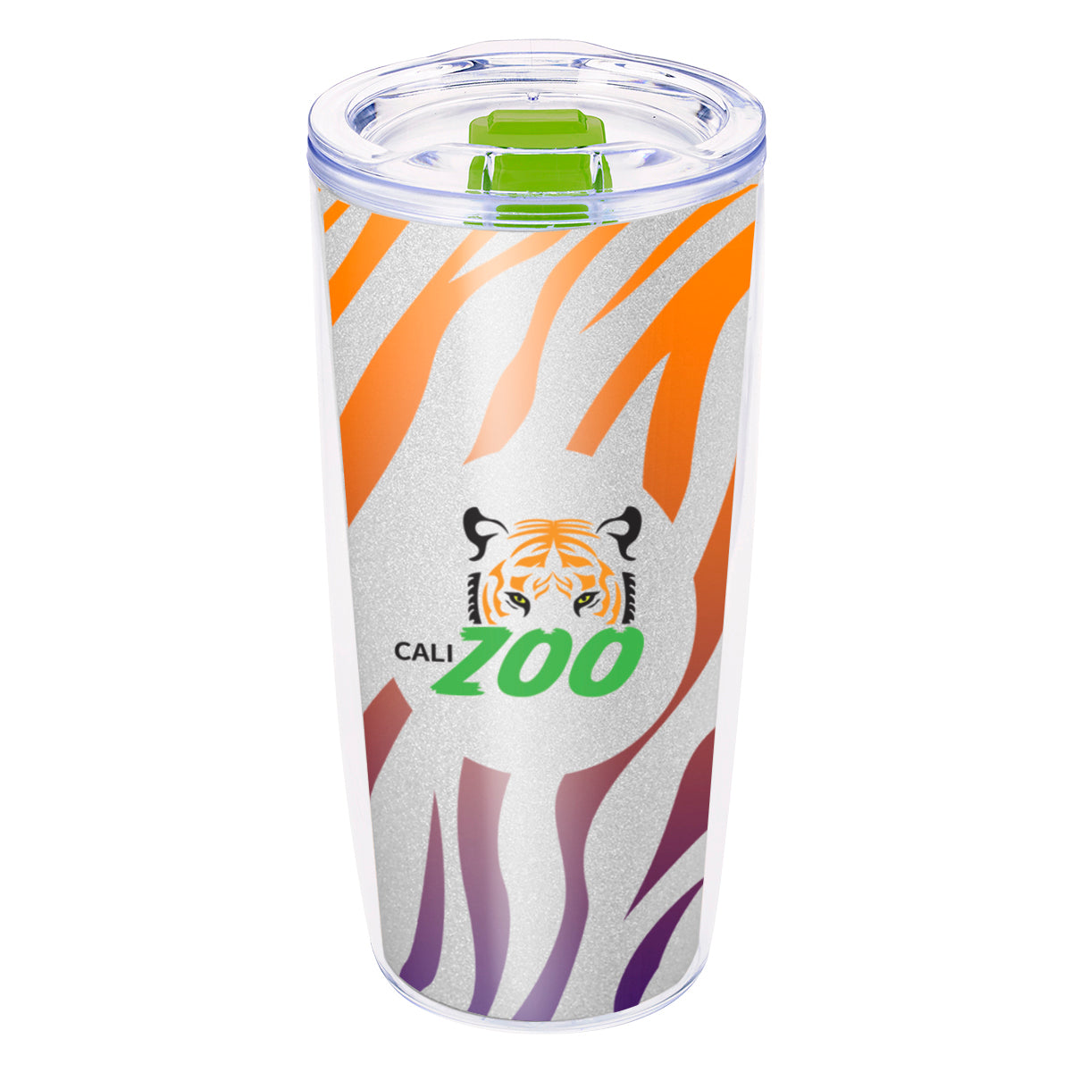 Everest Clarity Recycled Tumbler with Insert, 19 oz - Lime Green - Full Color