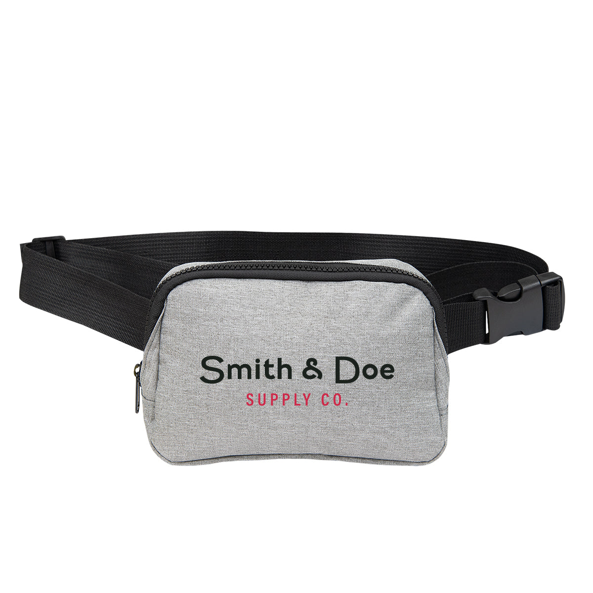 Everett Heathered Belt Bag in Recycled PET - Heather Gray - Colorbrite