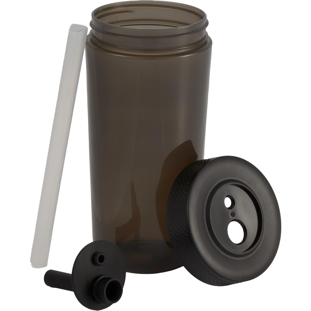 Everywhere Recycled Plastic Straw Tumbler, 22 oz - Black - Detail 3