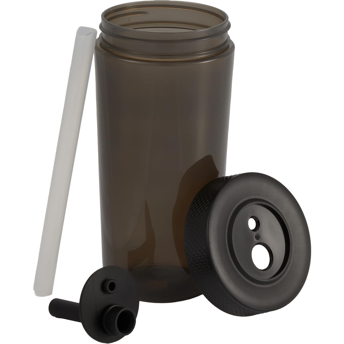 Everywhere Recycled Plastic Straw Tumbler, 22 oz - Black - Detail 3
