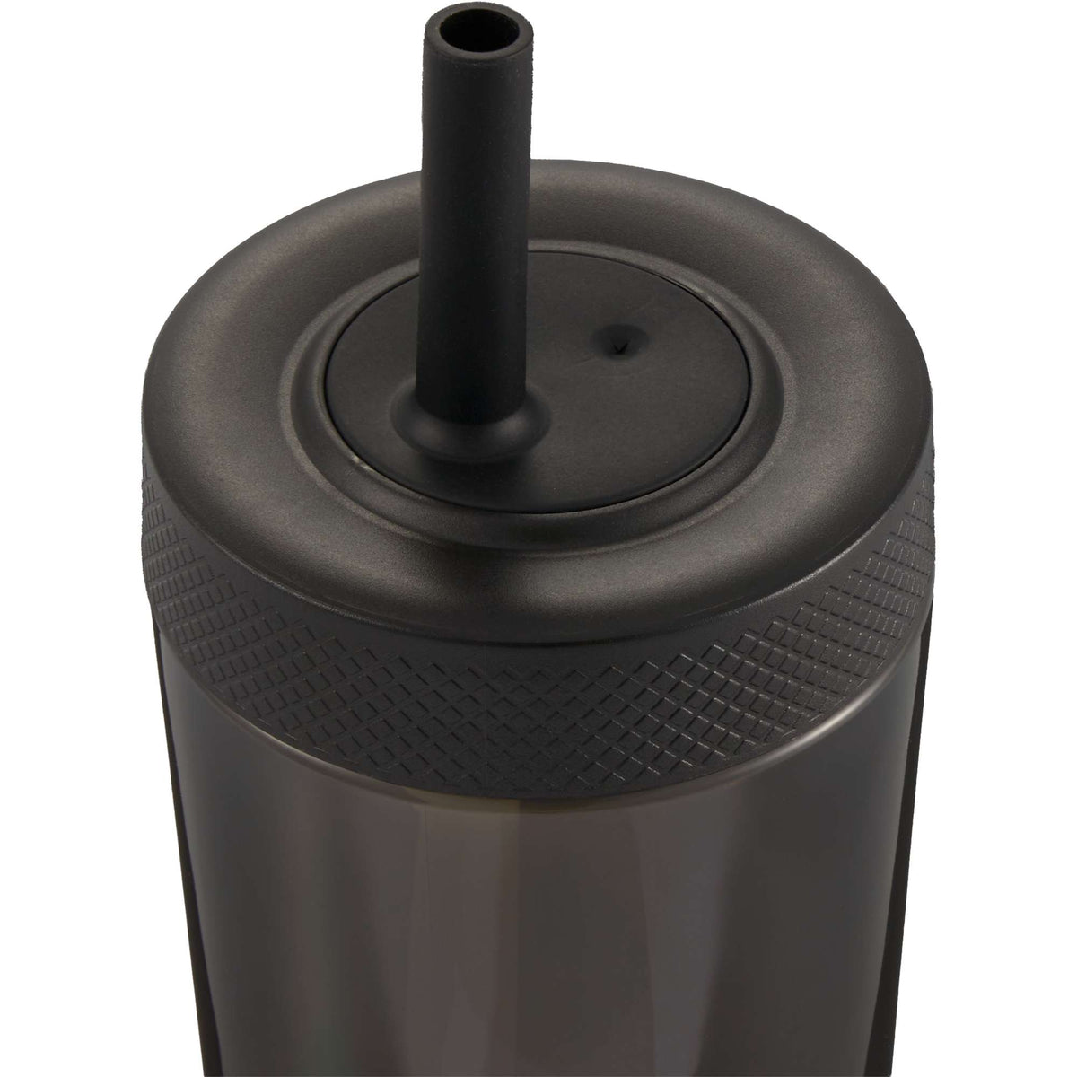 Everywhere Recycled Plastic Straw Tumbler, 22 oz - Black - Detail