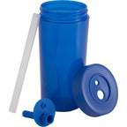 Everywhere Recycled Plastic Straw Tumbler, 22 oz - Royal - Detail 3