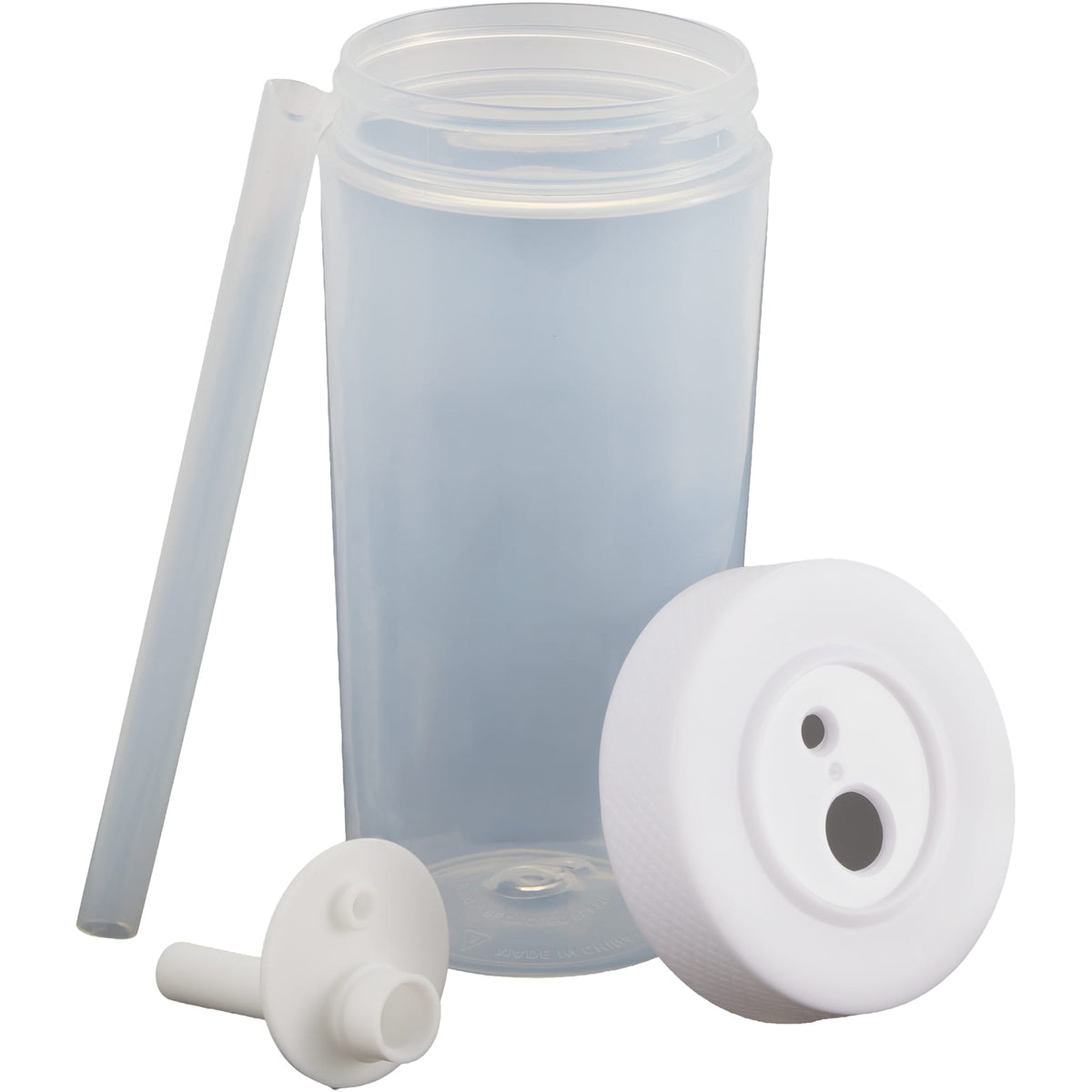 Everywhere Recycled Plastic Straw Tumbler, 22 oz - White - Detail 3